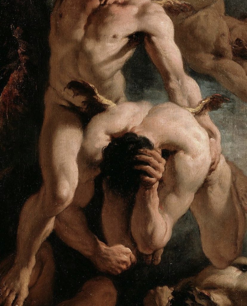 AcademiaAesthe1's tweet photo. The Fall of the Rebel Angels, c.1720
Sebastiano Ricci (1659-1734) https://t.co/CGzVToJVth
