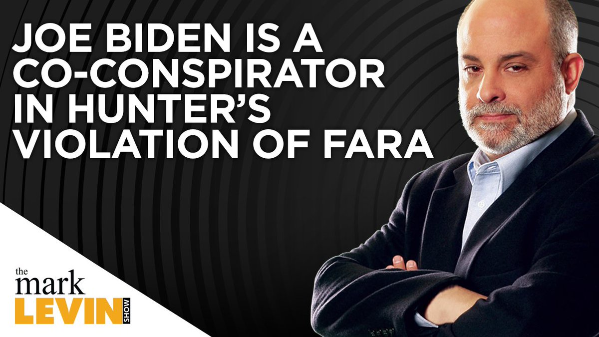 Nobody has said this so I will; Joe Biden Is a co conspirator in Hunter Biden’s multiple FARA violations, which is an impeachable offense. The House has already uncovered significant and multiple pieces of evidence to support the charge. Here’s the audio of my explanation on