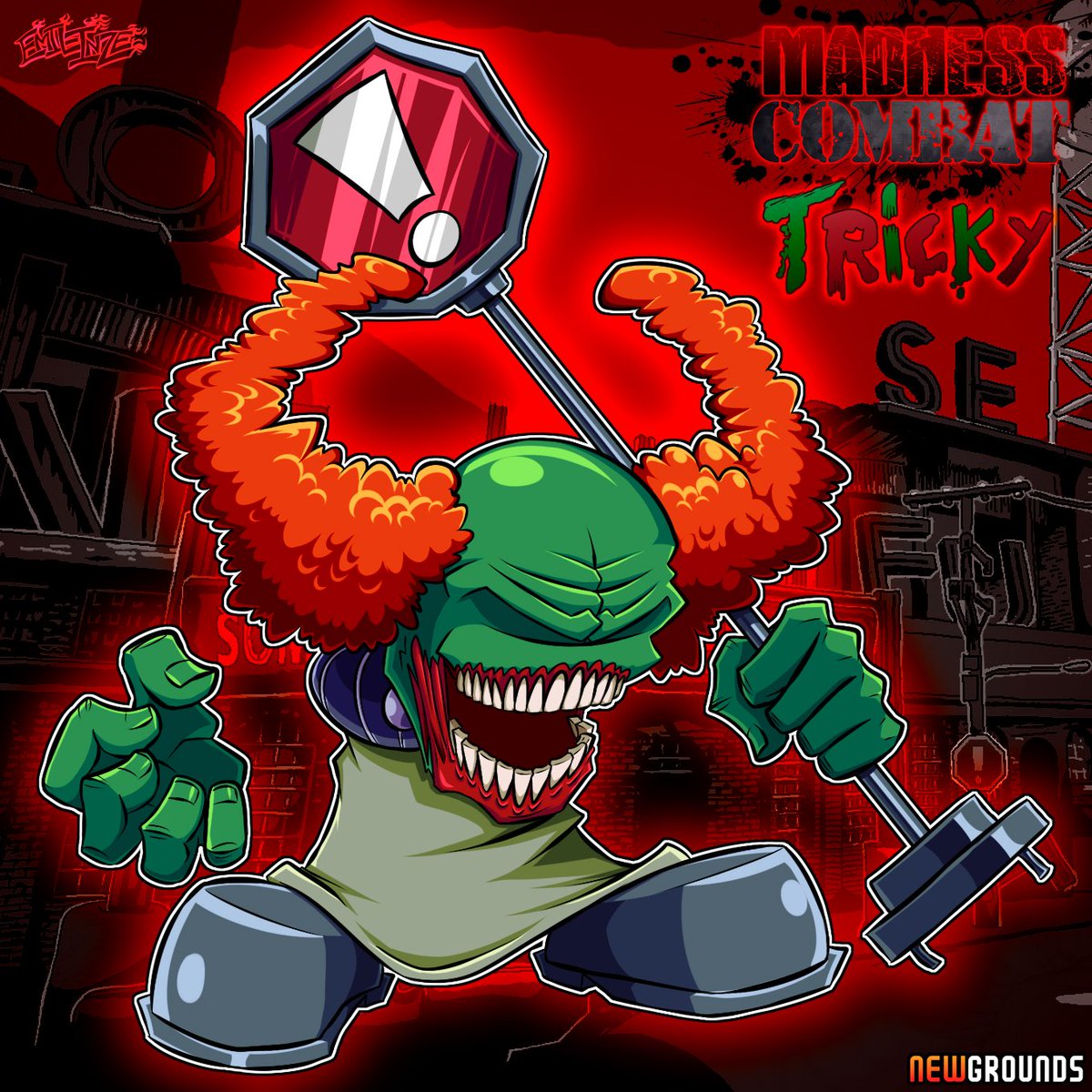 Tricky the Clown - Madness Combat #emilinzestickers #stickers