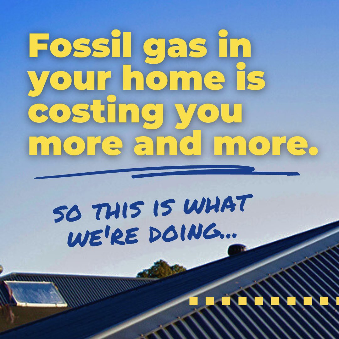 LilyDAmbrosioMP's tweet photo. This is big news – from the 1st of January 2024, all new homes that require a planning permit will be all-electric! https://t.co/QMo0jksiC7