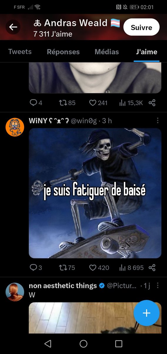 Skowa_'s tweet photo. @AndrasWeald @0strya La meuf elle like une meuf qui fais un tweet bien gênant disant "je suis fatiguer de baiser" et elle vient parler ma sœur tu me parles de me branler alors que au vu de ta sexualité tu branle des pingouins toi oublié pas ton daron t'as abandonner car tu suce des chevaux https://t.co/oNOKW9J9QQ