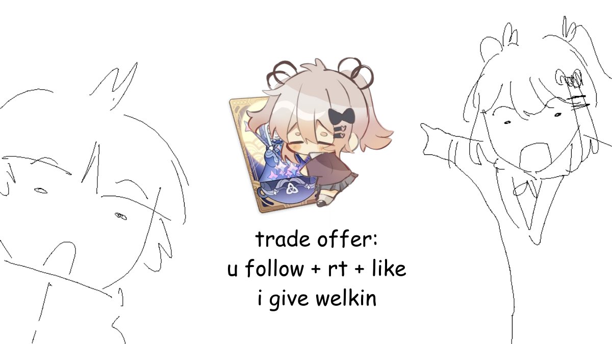 🍡 500 follower giveaway 🍡 

⋆ celebrating twitch milestone !! giving away 1 welkin 
⋆ depending on amt of rtwts i'll add another welkin

rules: 
⋆ follow + rt + like
⋆ bonus entry ⇉ follow on twitch @ twitch.tv/khyushii

ending 8/6

#genshinimpact #welkingiveaway