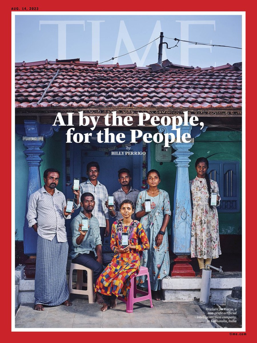Cacciamani_MD's tweet photo. 🚨Workers behind AI seldom benefit, but an Indian nonprofit aims to change that.
✅After years of covering AI's darker side, I went to India with one question: Can its alternative model work?
💡AI should be INCLUSIVE without crediting #DigitalOutcasts
https://t.co/ZS5KJDTv4t
@TIME