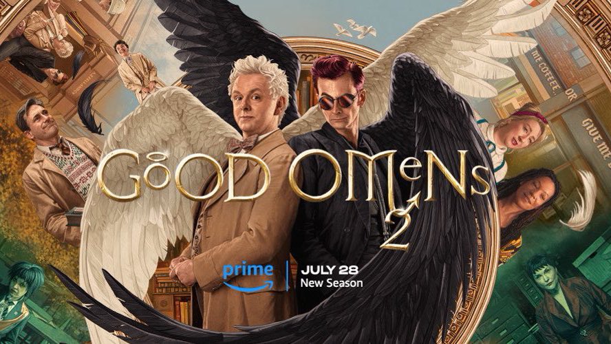 GoodOmensNews_'s tweet photo. Good Omens 2 is now available on Prime Video. Enjoy the ride! 😇😈

@GoodOmensPrime #GoodOmens #GoodOmens2 https://t.co/DylmLLnbOr
