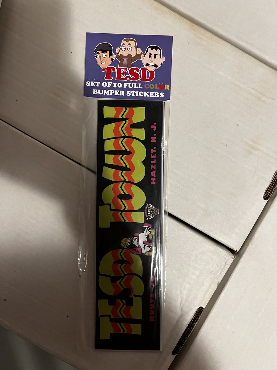 🛑 #GIVEAEWAY time. A full pack of #TESD bumper stickers from <a href="/TellEmSteveDave/">Bryan Johnson</a> <a href="/sundayjeff/">booyah</a> <a href="/BQQuinn/">Brian Quinn</a> like comment #TESD on this tweet only and retweet to enter. <a href="/SModfan/">Curator</a> <a href="/tesdgroupie/">TESDgroupie</a> <a href="/DonovanTESD/">Donovan 4CD #8693🐜</a> <a href="/MaxwellClassic/">MaxwellClassic</a> <a href="/lanceman59/">Father Lance</a> <a href="/tmilo1982/">tom milo 🐜 #2749</a> spread the word good luck 🍀 everyone