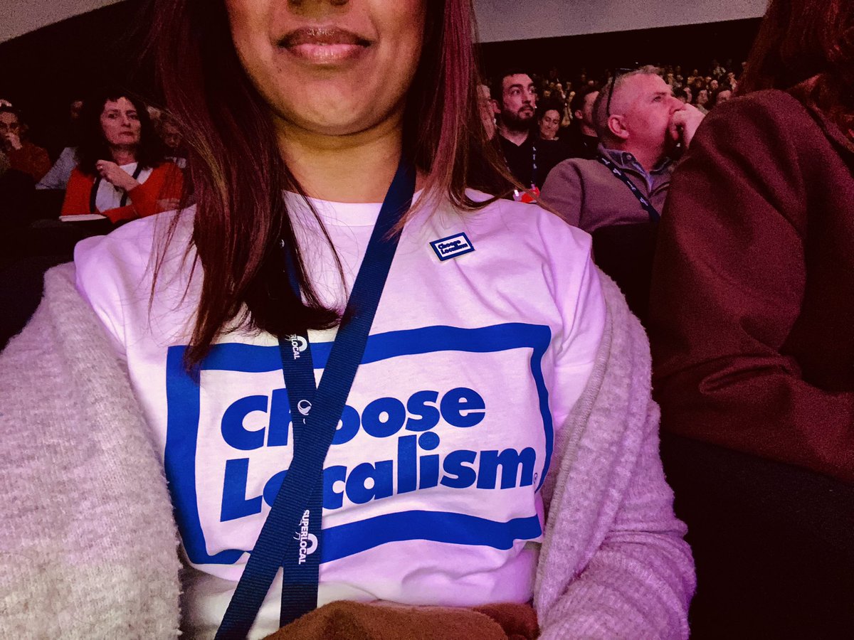 pnranjani's tweet photo. At #Superlocal2023 @sue_fg has laid down a challenge to us all to #ChooseLocalism! Are we up for it? https://t.co/IXtnltXpX9 to find out more. @lgnz https://t.co/N5qh9bIPca