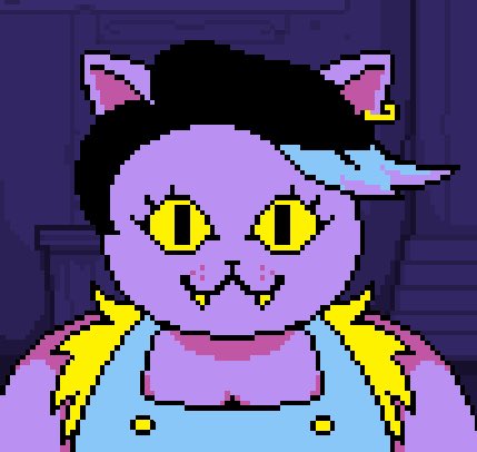 plussizeotd's tweet photo. todays plus size character of the day is catty from undertale! https://t.co/TzVpYnI3qH