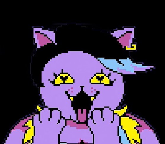plussizeotd's tweet photo. todays plus size character of the day is catty from undertale! https://t.co/TzVpYnI3qH