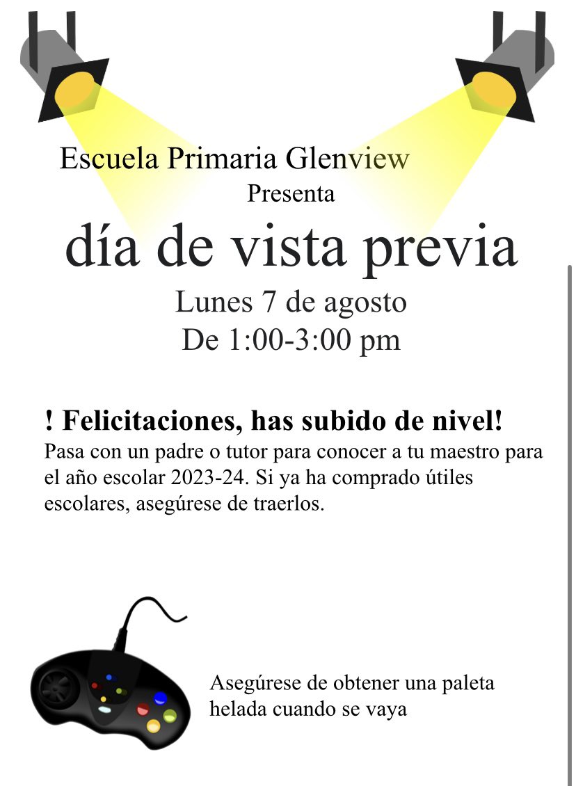 Can’t wait to see everyone at Preview Day.  It’s going to be another awesome year! ✂️✏️🚌📓📚