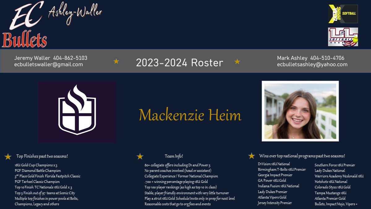 AGTAshleyWaller's tweet photo. We would like to welcome Mackenzie Heim to our roster for the 23-24 season.  Mackenzie is from Nashville, TN and was a major part of our success last season. She has an elite skill set, is an elite person and we are thrilled to have her back with us in the orange and blue! https://t.co/j0VF3afe5n