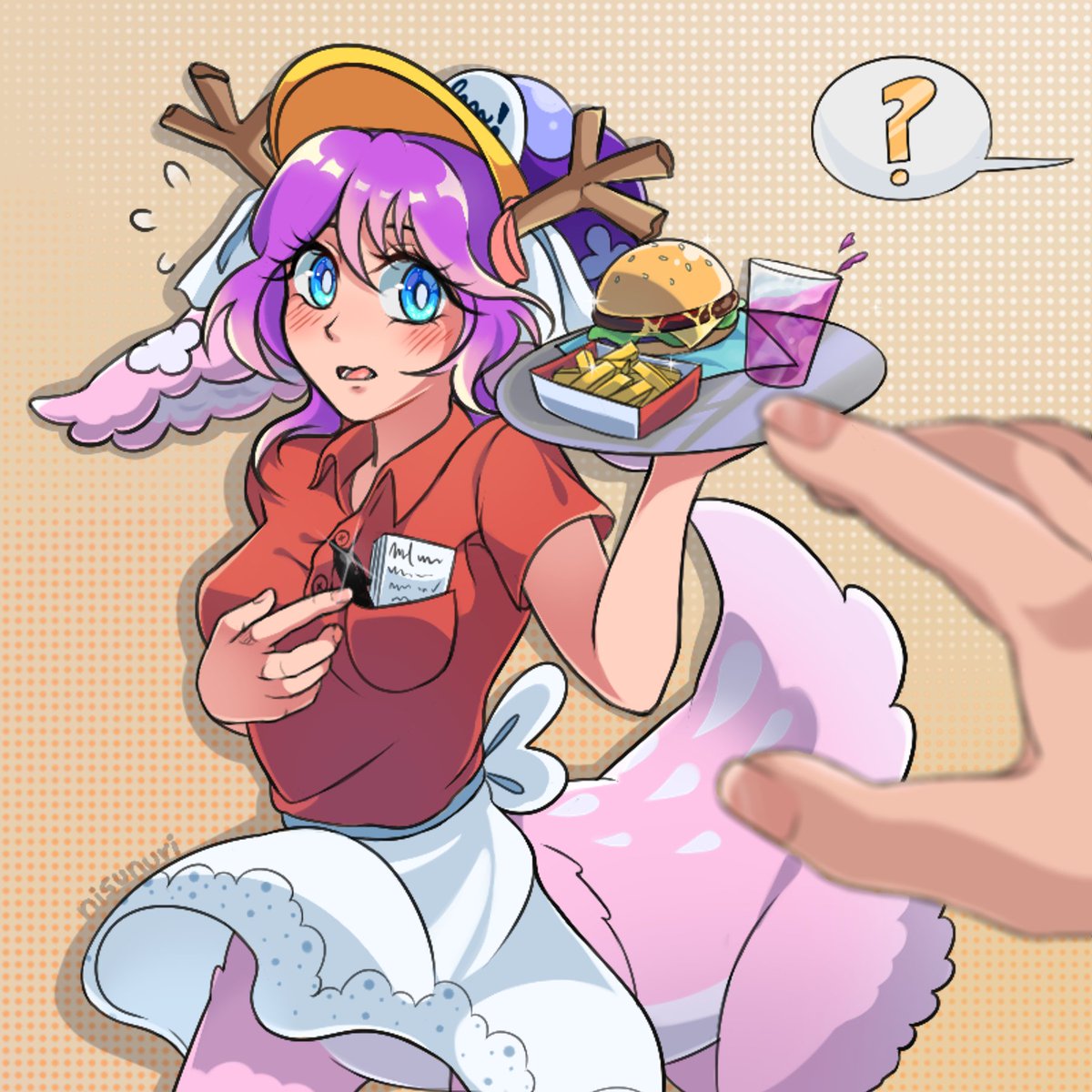 Lillia is very busy with so many orders. Apparently many customers have arrived at the fast food restaurant since lillia started working. 🍔🍟
Here is Lillia fast food worker
#Lillia #ArtofLegends #LeagueOfLegendsFanArt