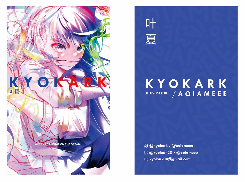 kyokark20's tweet photo. My new name card 💙 https://t.co/rkDUloNY7f