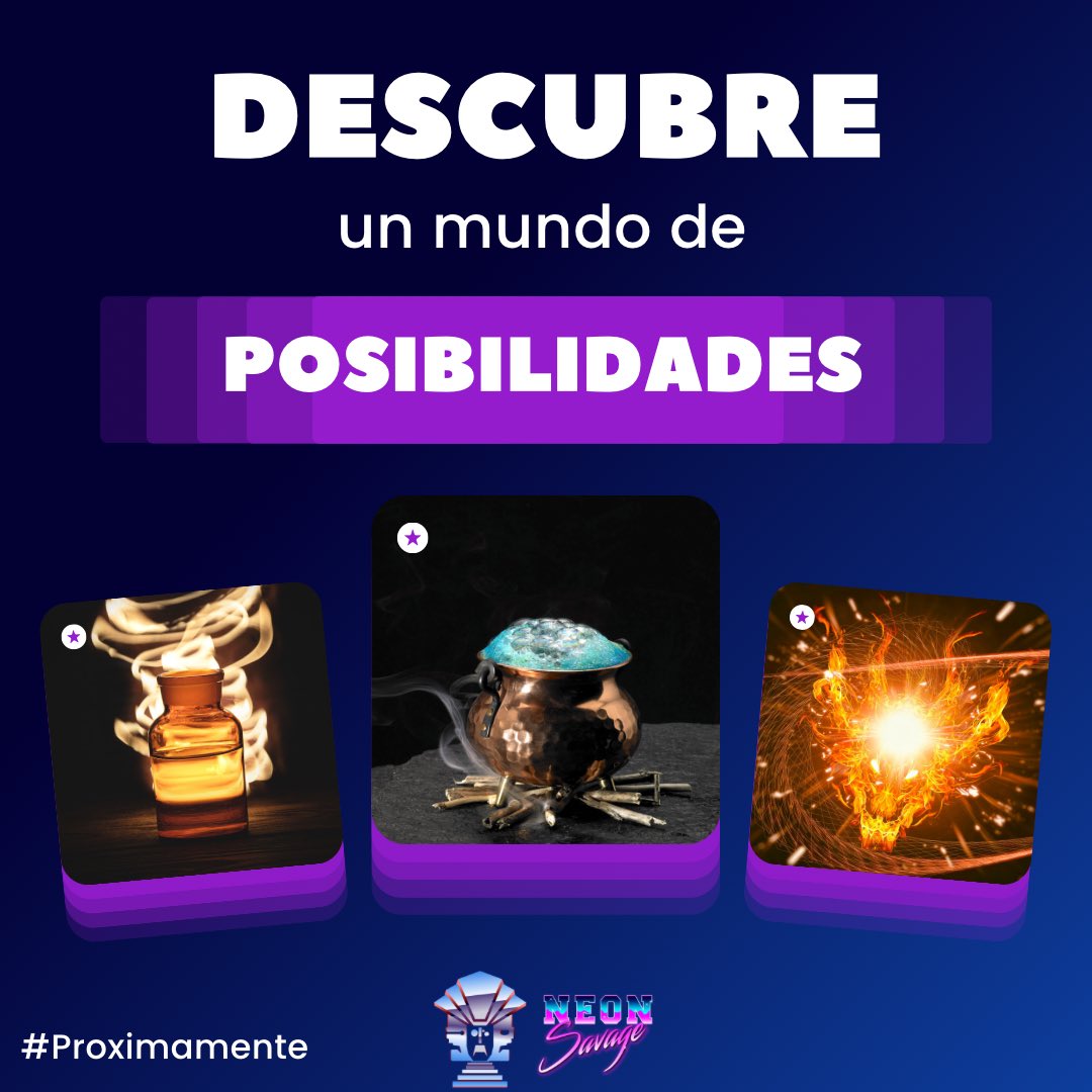 NeonSavage's tweet photo. Prepárate para desbloquear un mundo lleno de tesoros escondidos. Neon Savage Studios está lanzando un NFT Marketplace donde podrás comprar, vender y recopilar ítems únicos. Explora nuestra sala de juegos y embárcate en una aventura inolvidable.

#UpcomingLaunch #nftcommunity #nft https://t.co/1wcyGpSNHJ