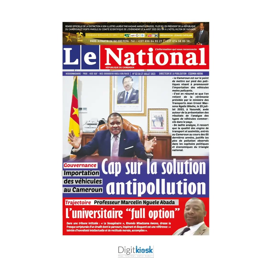 DigitKiosk's tweet photo. Vos quotidiens du 27 au 28 Juillet disponibles sur Digit-kiosk 
.
.
.
.
.
.
.
#digitkiosk #2STB #Dakar #senegal #senegalaise #kébétu #galsen #diaspora #team221 #team237 #yaoundé #cameroun #camerounaise https://t.co/h65FDJHAdn