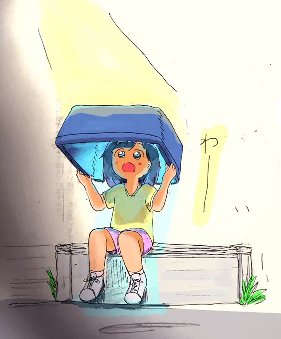 夏にあげる絵〜!(再掲) 