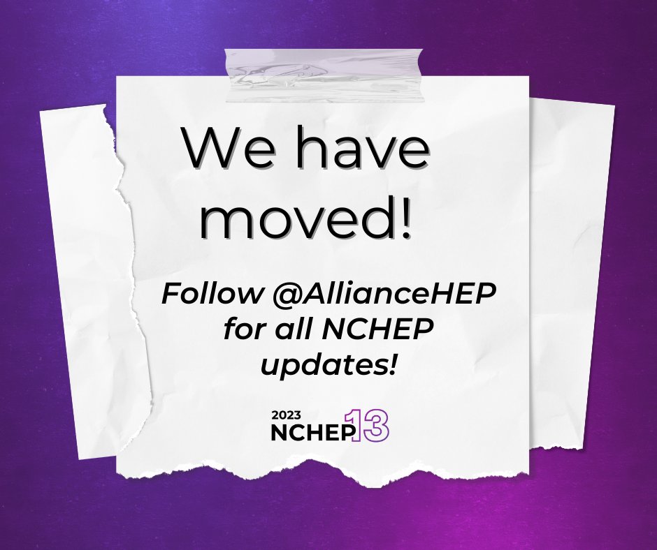 📣  This account is no longer active. All updates and events related to the National Conference on Higher Education in Prison will be posted to <a href="/AllianceforHEP/">Alliance for Higher Education in Prison</a> 

Follow us to learn about the upcoming #NCHEP in Atlanta, GA!