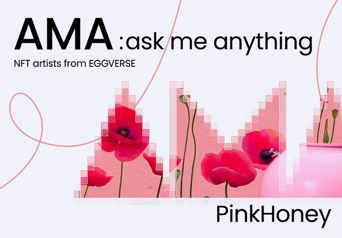 📢제15회 에그버스작가 AMA 및 이벤트 공지

게스트 - 
PinkHoney (핑크허니)
@sweethealingnft
 작가님

⏰ 23.08.10 오후 6시 30분 에그버스 트위터 스페이스

✅스페이스 url: x.com/i/spaces/1dRJZ…
✅AMA 끝까지 청취하기
✅댓글로 작가님께 궁금한 질문 남기기