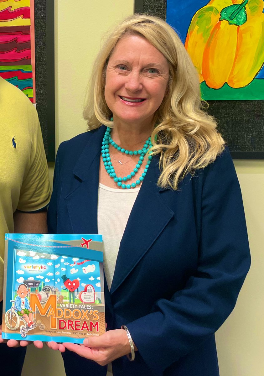 LIBERTYSCHOOLS's tweet photo. Longtime Kansas City, Missouri Councilwoman Heather Hall presented us with the book Maddox’s Dream, which spotlights inclusivity. This book will be made available in all of our libraries for our students to enjoy! Thank you Mrs. Hall! @Hall1stDistrict @VarietyKC #ShareTheGoodLPS https://t.co/6o1Aw9rgp7