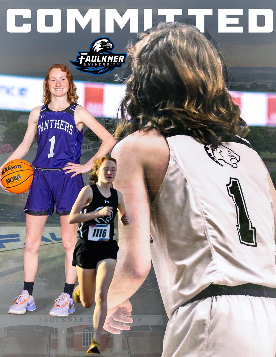 So excited to announce my commitment to Faulkner University! I couldn’t be more  grateful for this unique opportunity!! 💙🤍#Committed