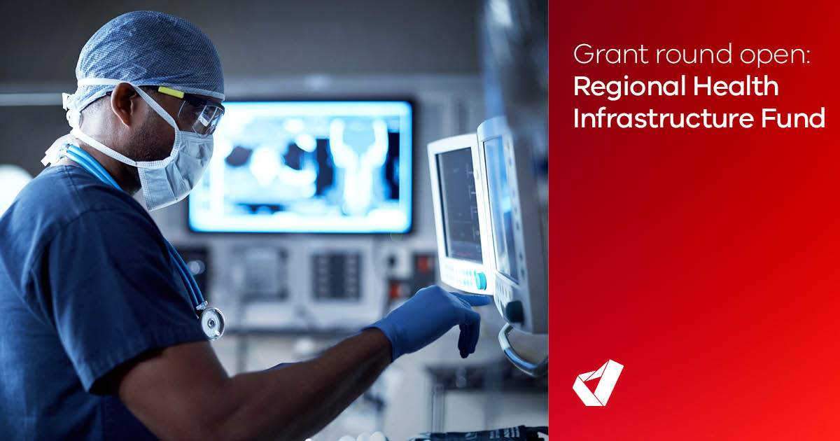 vhba's tweet photo. The latest round of the Regional Health Infrastructure Fund is now open - providing grants to upgrade vital health infrastructure across regional and rural Victoria.
Applications close 11 September: https://t.co/7N54DGbEV8
@VicGovDH
#PublicHealth #RHIF #RegionalHealth https://t.co/2Q9KRvwhR2