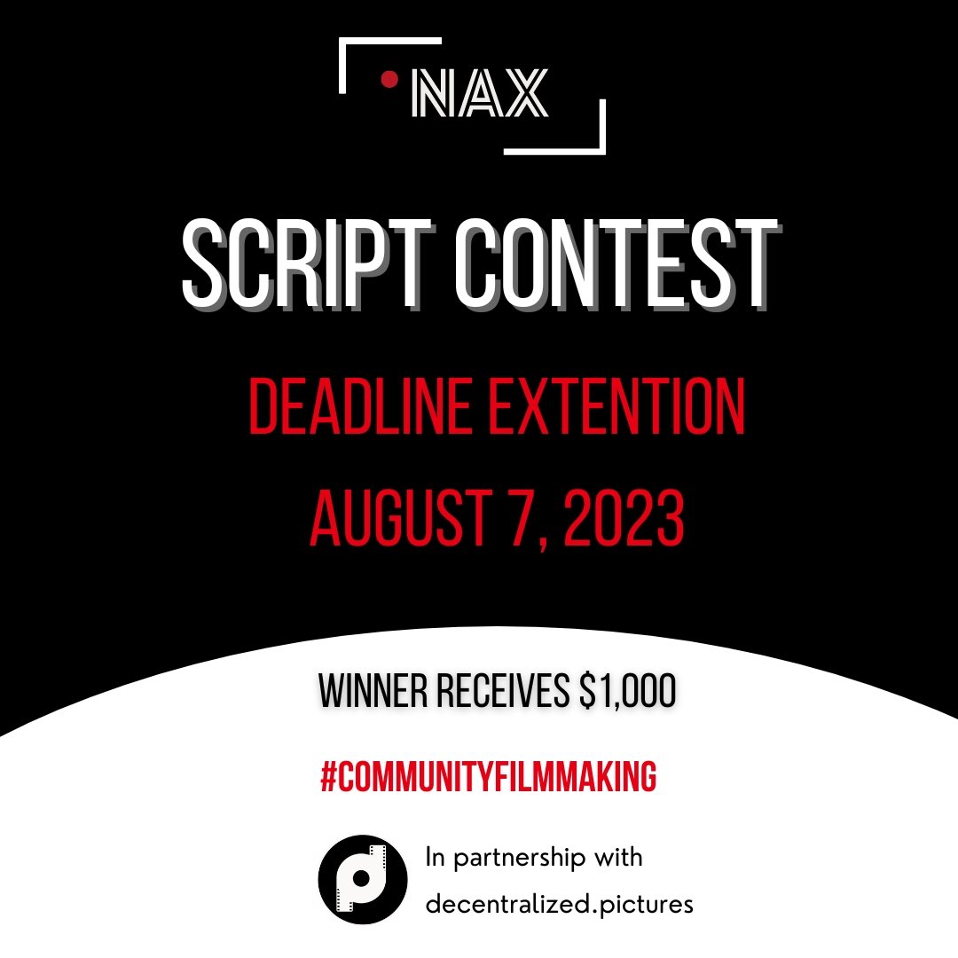 NAXfilms's tweet photo. 💥 EXTRA EXTRA 📣

NEW SCRIPT CONTEST DEADLINE: Monday, Aug 7th 🎬

Guidelines are in with the WGA #WritersStrike &amp; we are giving a final opportunity for writers to get their scripts in❣️

Submit and/or vote here:
https://t.co/Q6o96qd3IA ❤️‍🔥

10 day countdown starts tomorrow 👀 https://t.co/SN77wst2ri