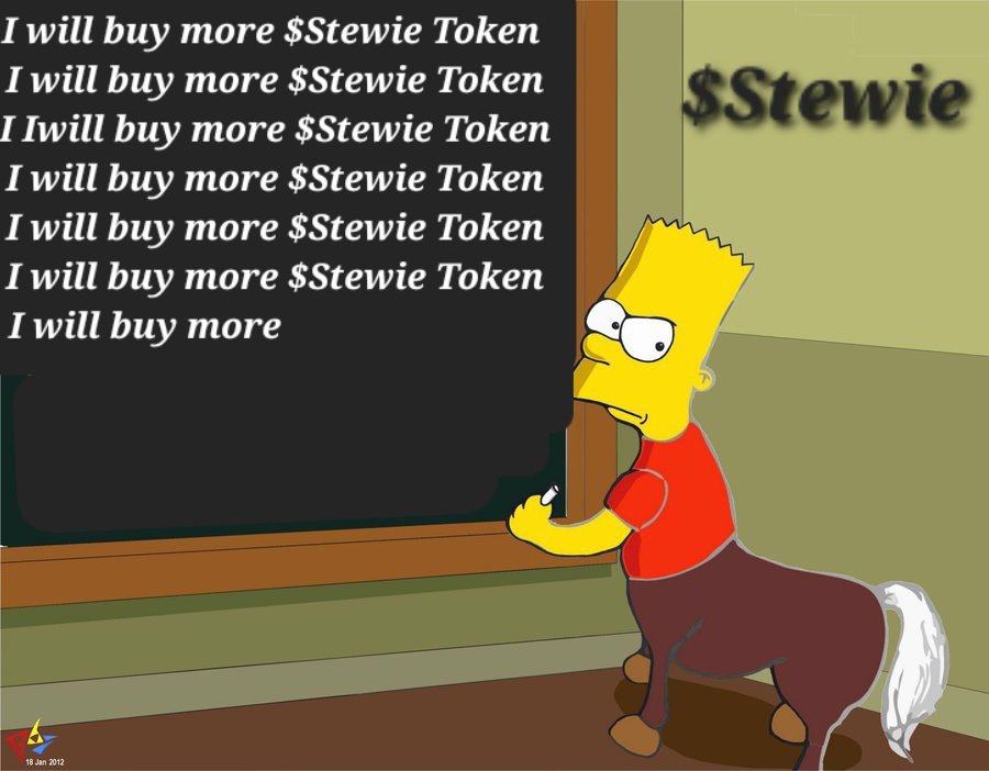 jeffoglesby20's tweet photo. Is the "Simpson" having another prediction? Looks like Bart has the right idea about $Stewie Token 
@Stewie_Token @StewieMod @CuffinTheDip2xs @Grind_Time84 @Don_Flipboy https://t.co/xHZMh77yHo