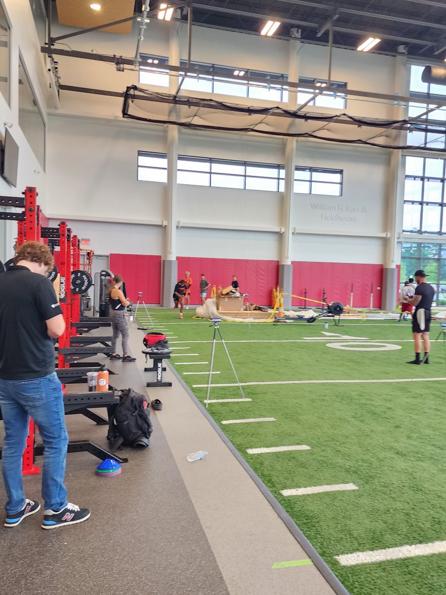 First training session today 
Linear speed