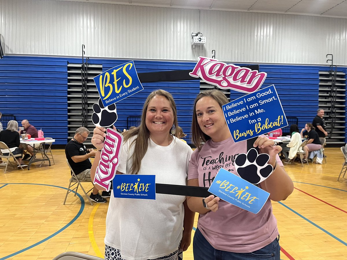Having fun with the awesome staff at Burns Elementary in Owensboro, KY! Look at the cool photo frame they made. <a href="/KaganOnline/">Kagan Publishing & Professional Development</a> It’s all about Engagement!!!