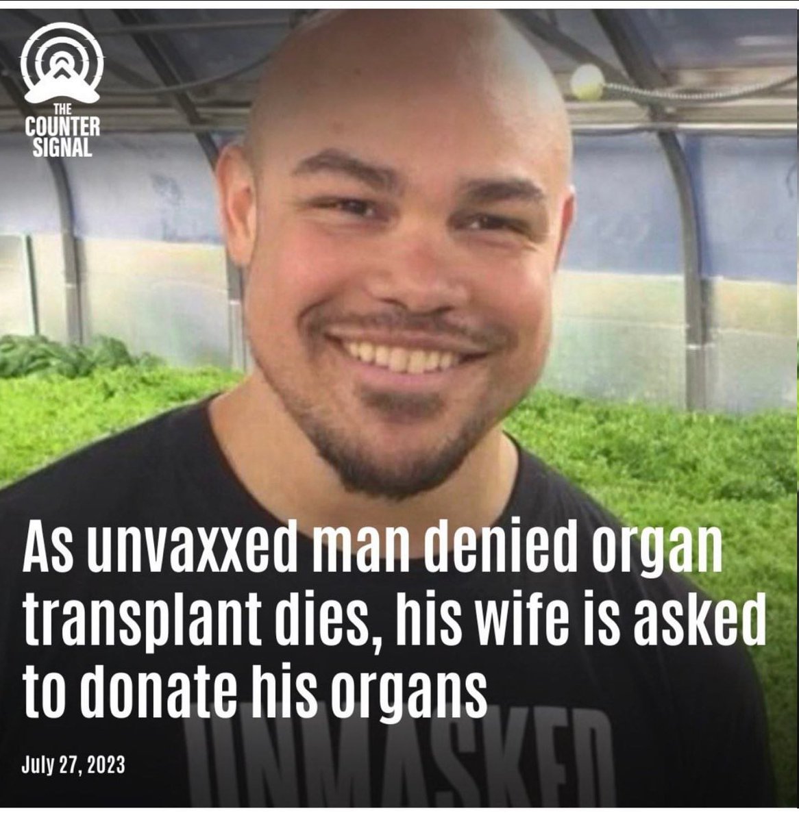 multidtech's tweet image. What a twisted world.....thecountersignal.com/as-unvaxxed-ma…