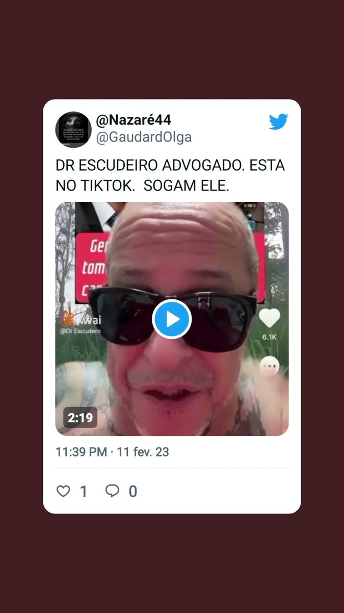 GaudardOlga's tweet photo. Olha o que esse adivogado fala no tik tok https://t.co/AKpTnFis2h