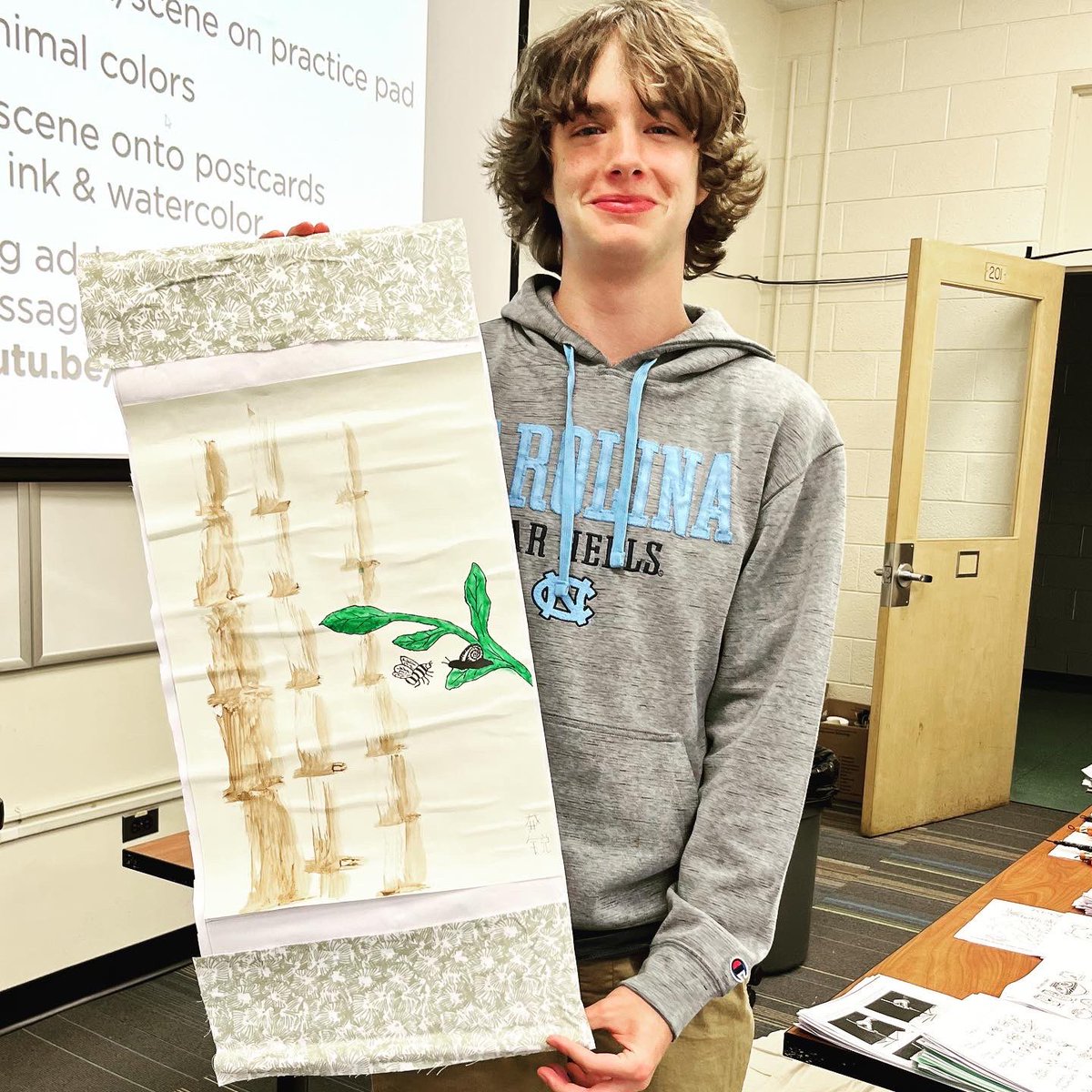 kcbishartdesign's tweet photo. The students presented their scrolls for the last day of class at Startalk Chinese Camp. I love how all these art projects turned out! https://t.co/fiKAD0EutX