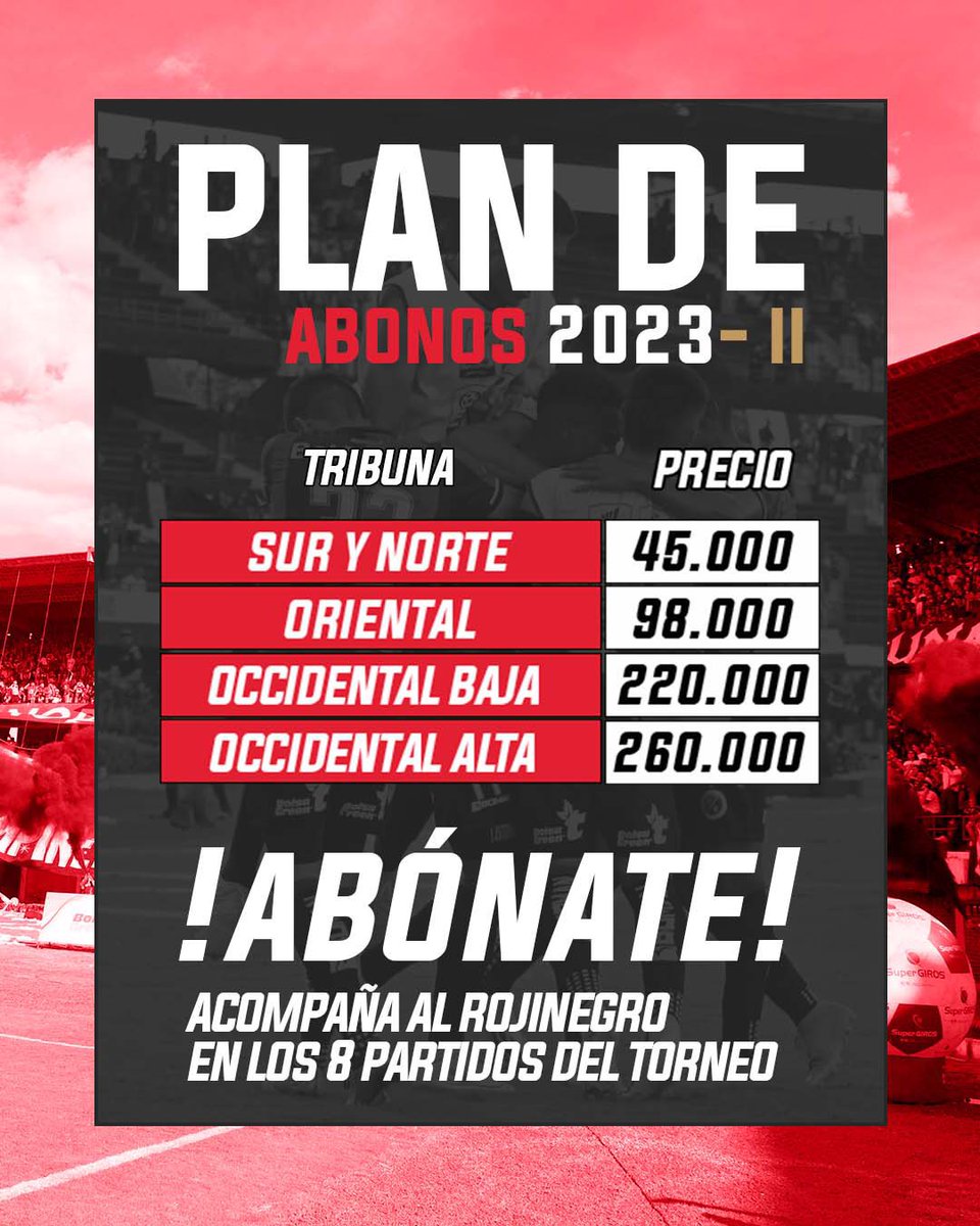 Cucutaoficial's tweet photo. ¡Abónate y juntos vamos por todo! ❤️🖤
Puntos de venta: 
Cc. Unicentro
-Planeta Store
- Tienda Oficial Cúcuta Deportivo
Cc Ventura Plaza
- Planeta Store
Tienda Doña Marina
Cc. Bolivar - Local C17 https://t.co/DaEyz8Guoc