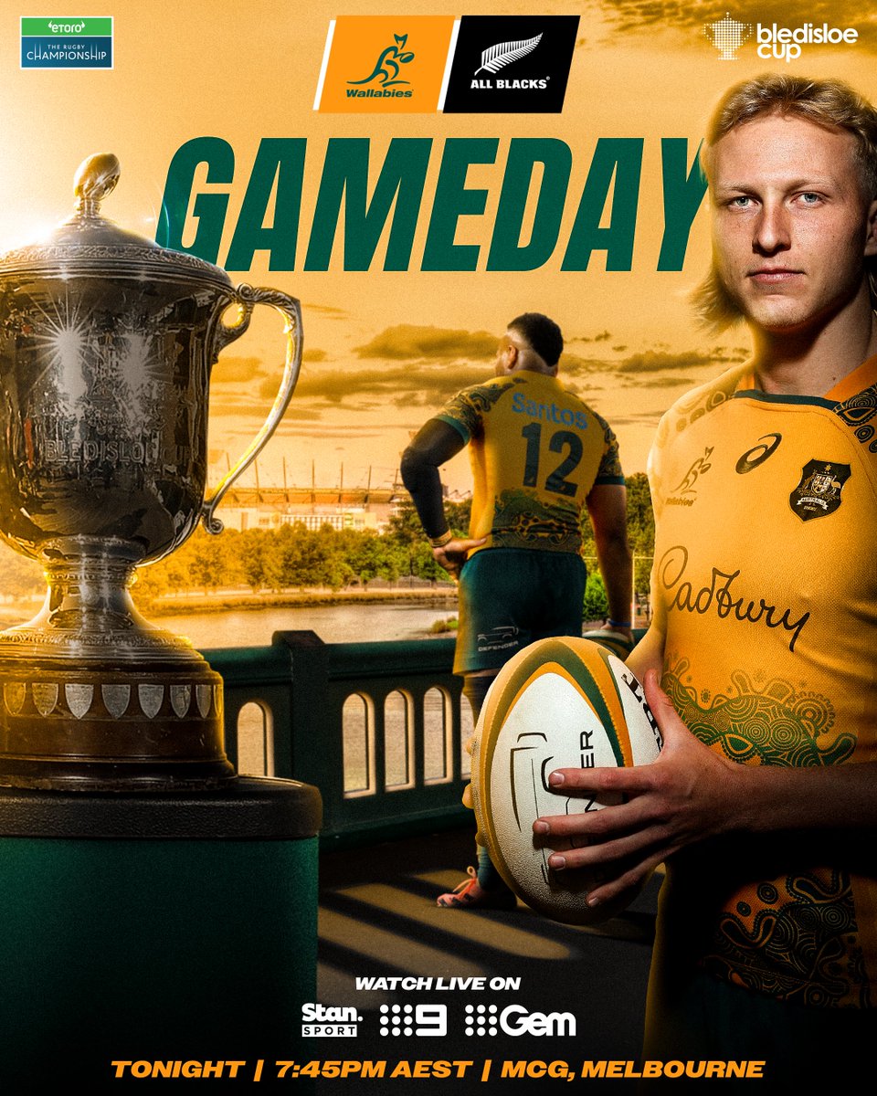 wallabies's tweet photo. Business time 👊

Limited tickets still available, don't miss a huge night at the 'G!

🎟 https://t.co/hql1KYtYmq
📖 https://t.co/dFkrHcDVsX

#AUSvNZL #Wallabies @eToroAU https://t.co/pliky2NV20