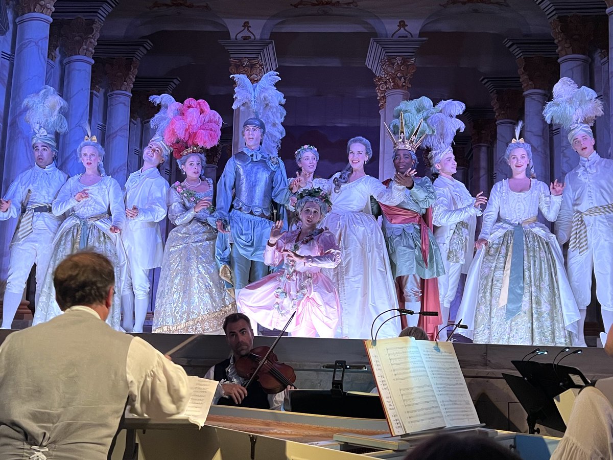 DavidTaylorNZ's tweet photo. Thanks @ahlberger @SwedeninIS #solander250 for stunning evening at #ulriksdal for performance of Dardanus by Rameau. Total immersion in 18th century experience! https://t.co/9Xemq2NFyV