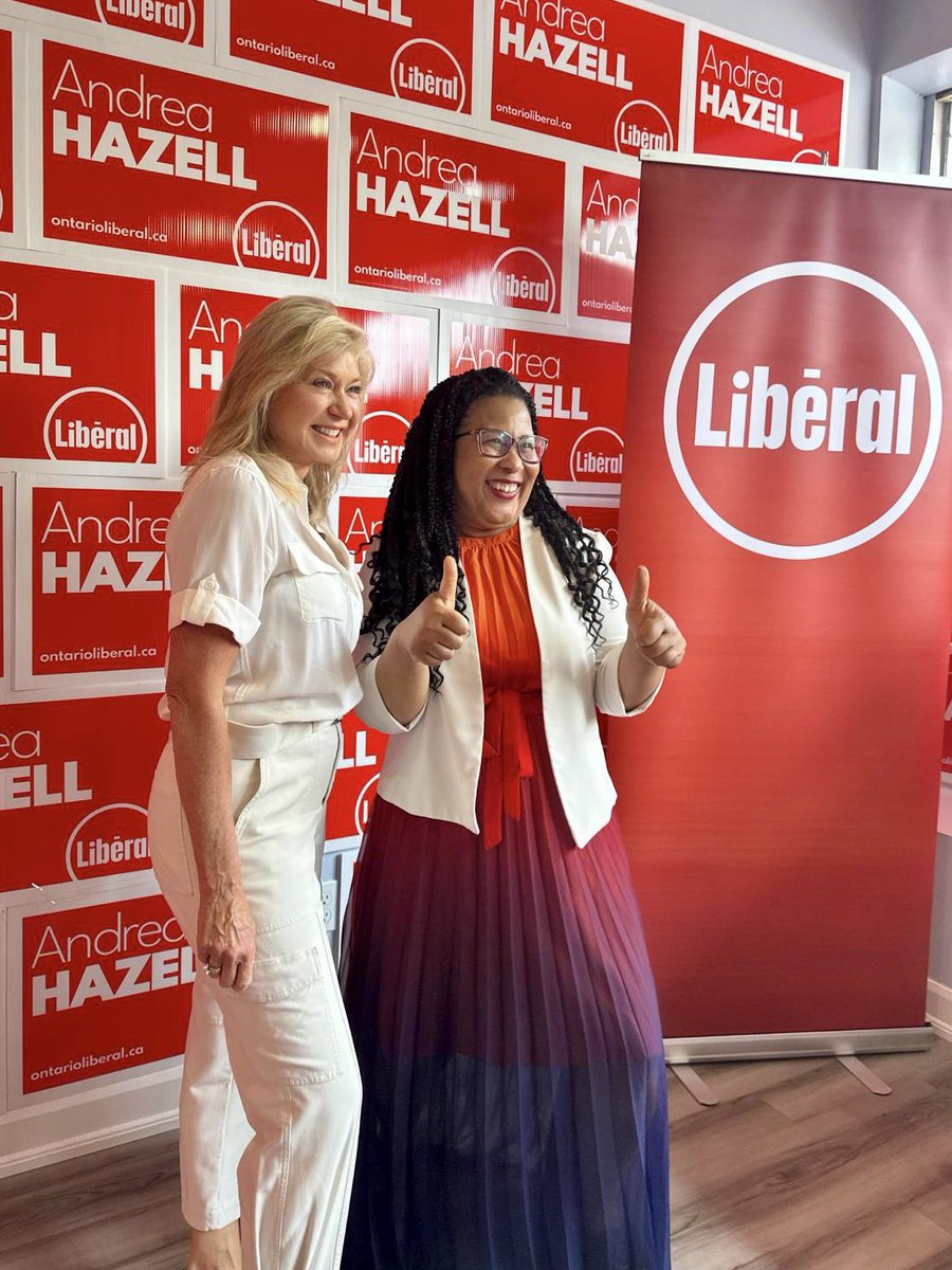 Can’t wait to celebrate with you @AndreaHazelll! You are going to make the best MPP for Scarborough-Guildwood.