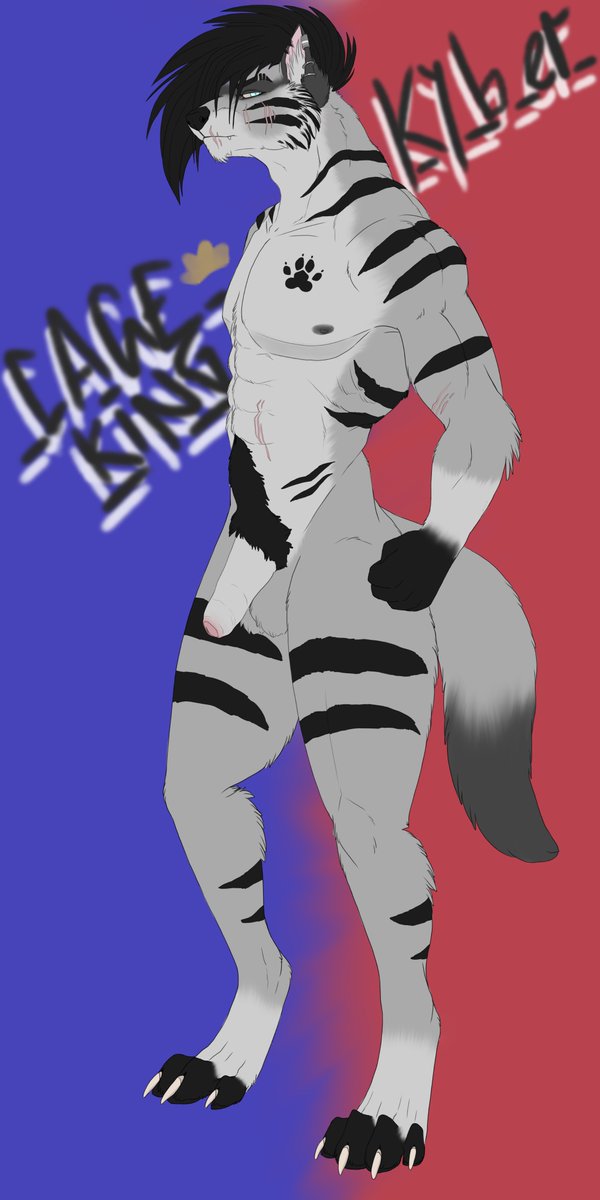 nattykool's tweet photo. New guy

Kyber! 

He is a cage fighter ^^

Art by me

#nsfw #furry #furryart #furryartist #newart #character https://t.co/VPKl8CEAMp