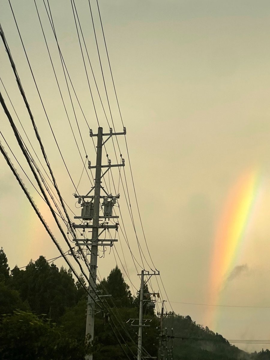 warabeeland0901's tweet photo. 雲の合間からおっきいダブル虹🌈🌈を昨日見た。
きっと良いことある、みんなにもお裾分けです〜 https://t.co/4raDBCI8ho