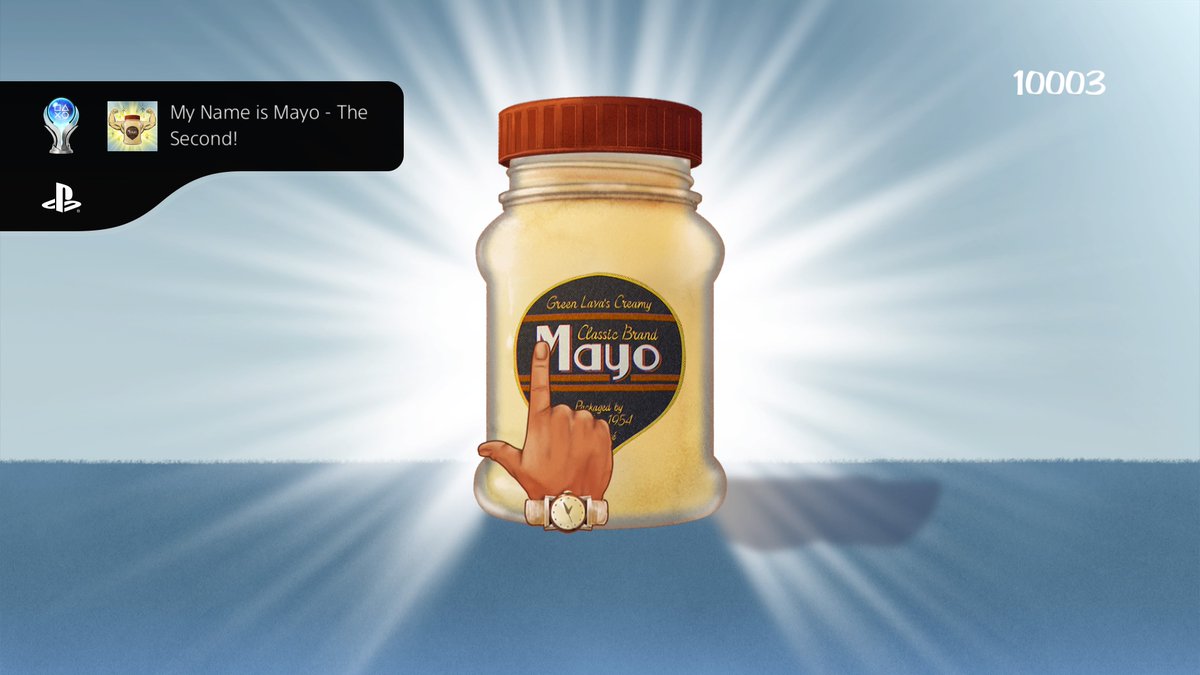 Kchewz_'s tweet image. Platinum #38 - My Name is Mayo 2 -
My Name is Mayo - The Second!
#PlayStationTrophy #PS5Share #MyNameisMayo2