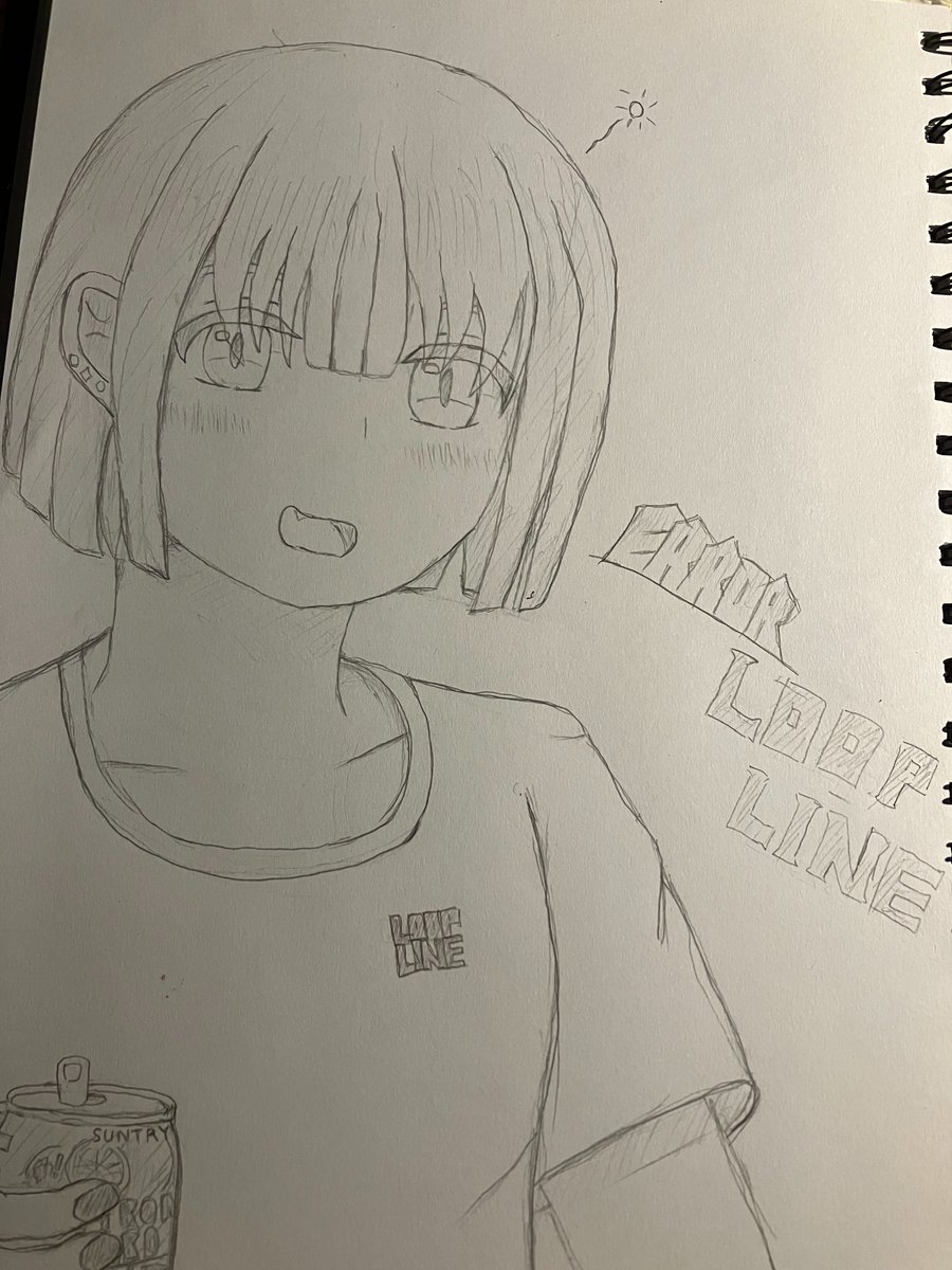 ped4lmafia's tweet image. 江良ちゃん描き直した
#loopline