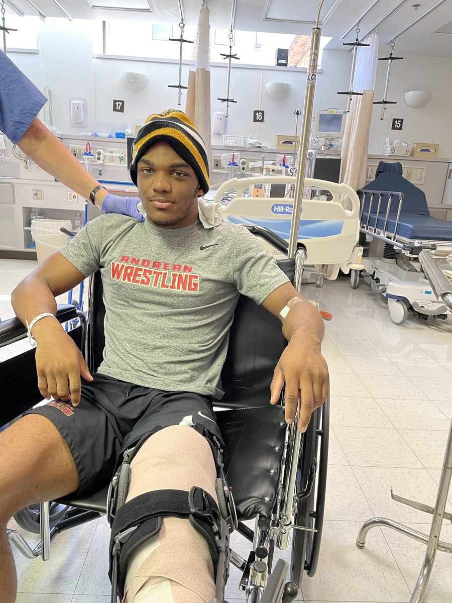 Had ACL surgery today, I’m ready for the long road of recovery, and still chasing my dreams to be becoming a NCAA All American and champion 🟡⚫️<a href="/ManchesterWR/">Manchester Wrestling</a> <a href="/FootballAndrean/">Andrean Football</a>