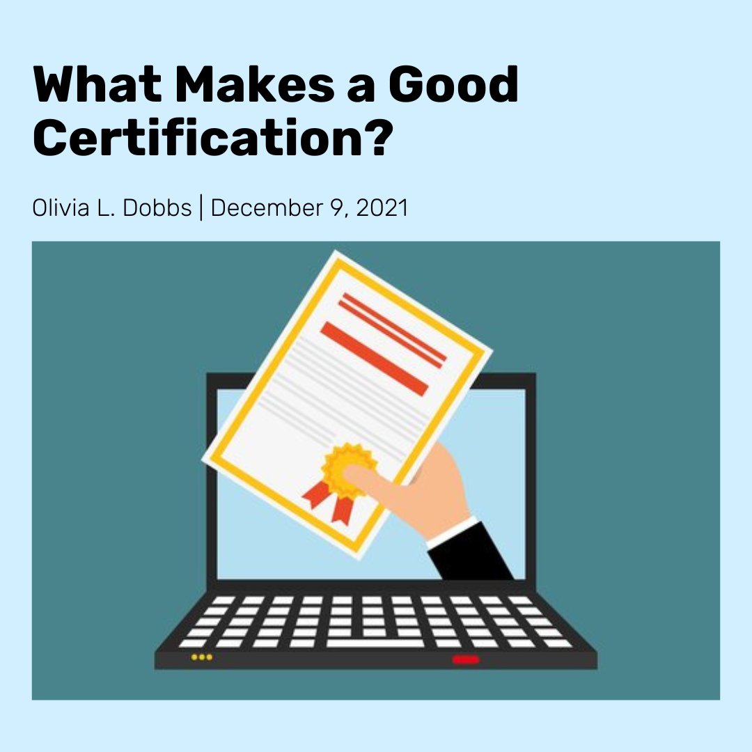 masterycoding's tweet image. What to Look For in Certifications: Three key traits to look for to find valuable certifications for students. #codinglanguages #codingskills
bit.ly/3rMWXBY