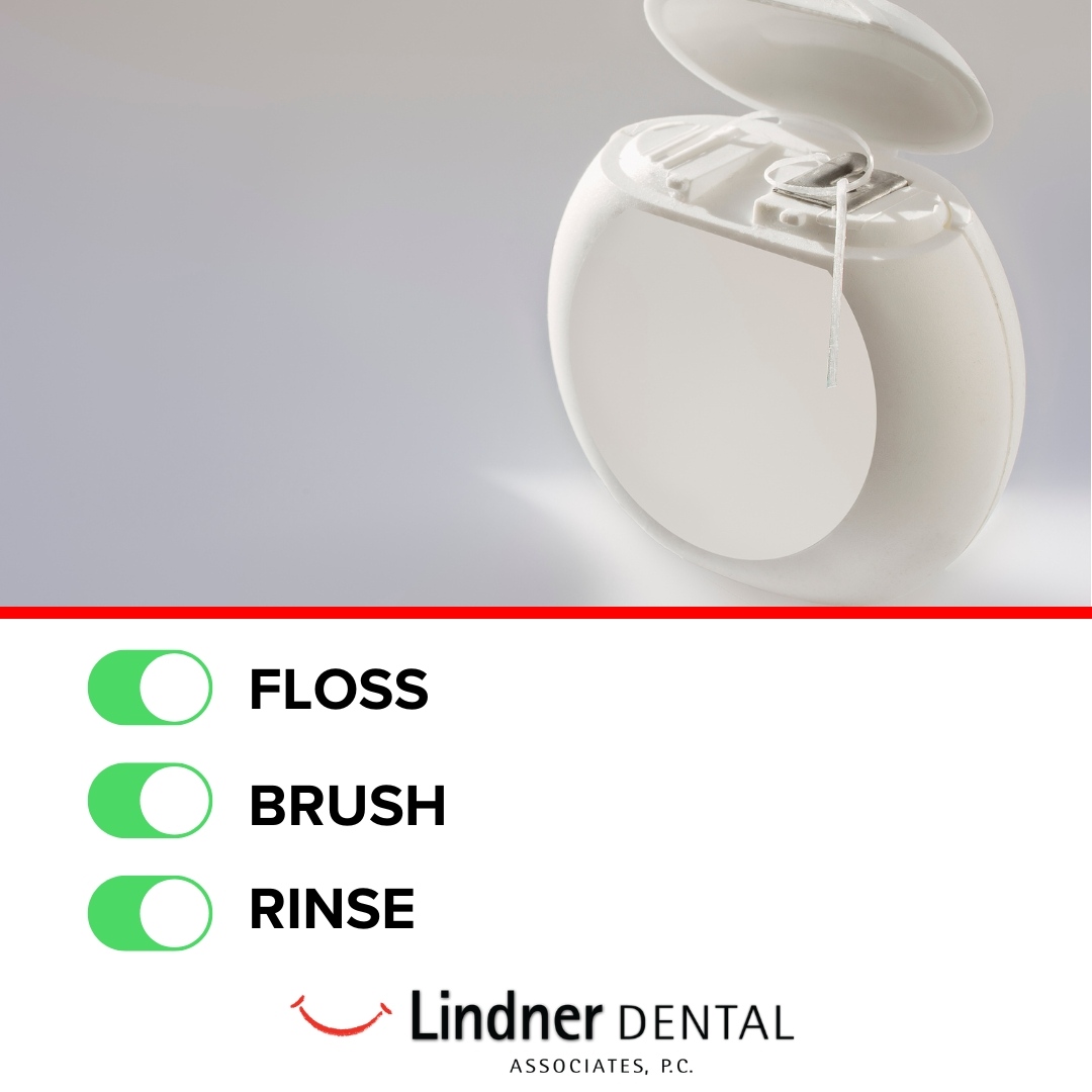 LindnerDental's tweet image. Flossing helps remove black from below the gumline and prevent your mouth from a buildup of plaque. This helps reduce the risk of cavities, and keep your smile bright and healthy!

#lindnerdentalassociates #floss #flossingtips #benefitsofflossing #bedfordnh