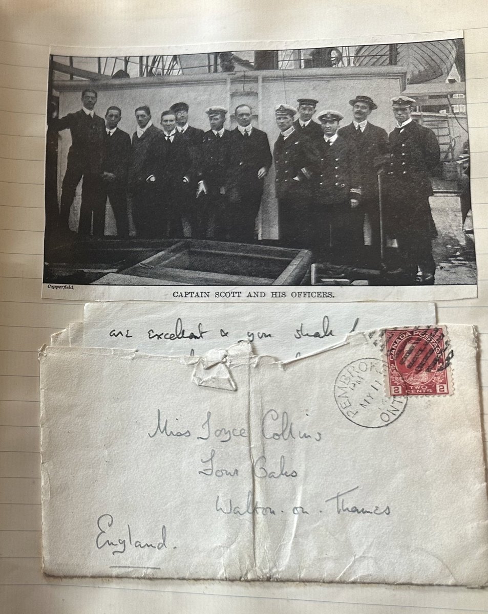 areyougonnabe's tweet photo. today i got to see the scrapbook of a 1910s polar fangirl and i will probably be thinking about this forever … https://t.co/dtGtnjQcZT