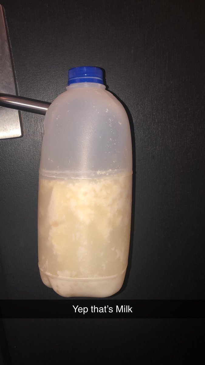 Spoiler alert…. the milk in the Totally Radio fridge has been there for 3 weeks.