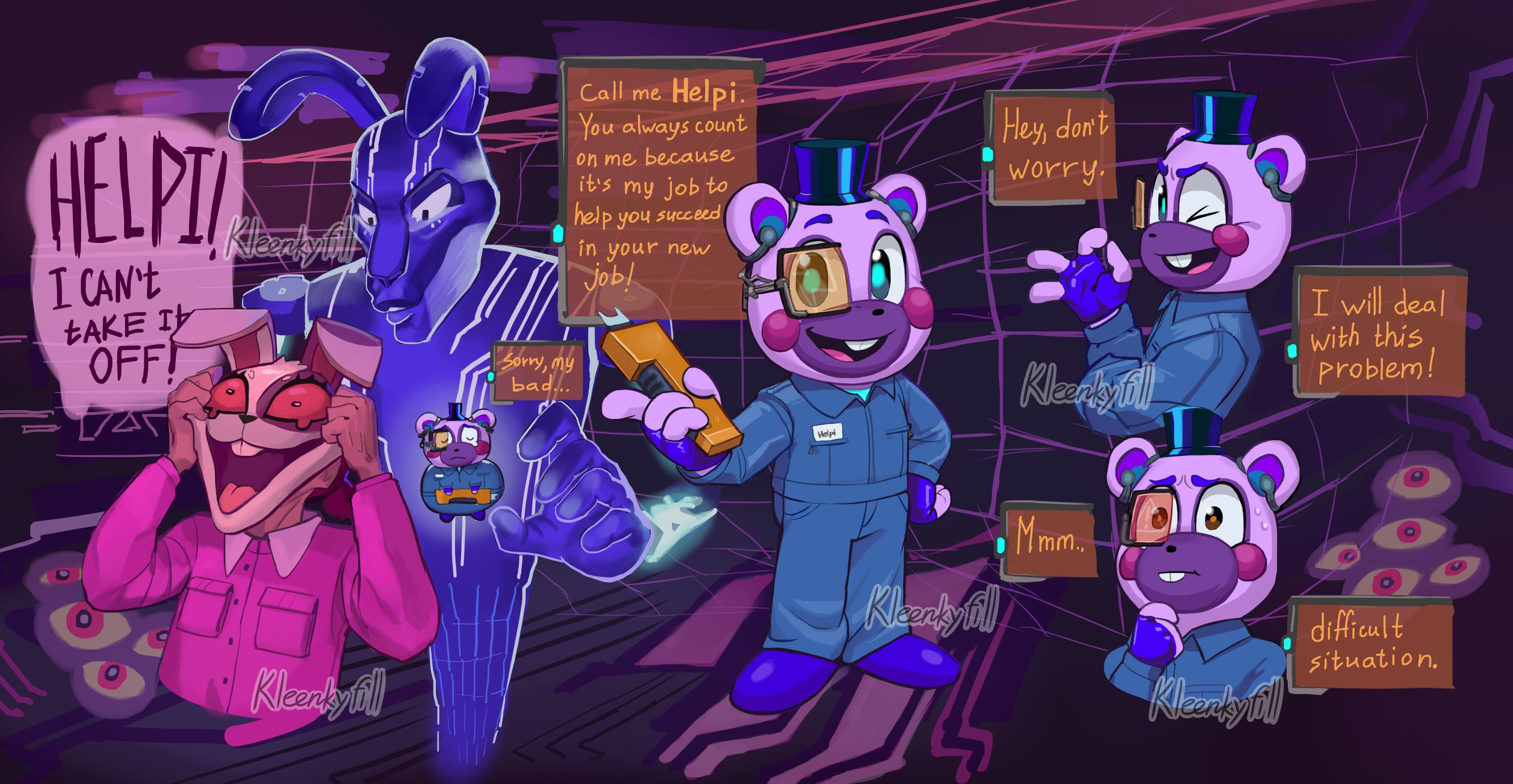 FNaF SB Ruin Fanart in 2023