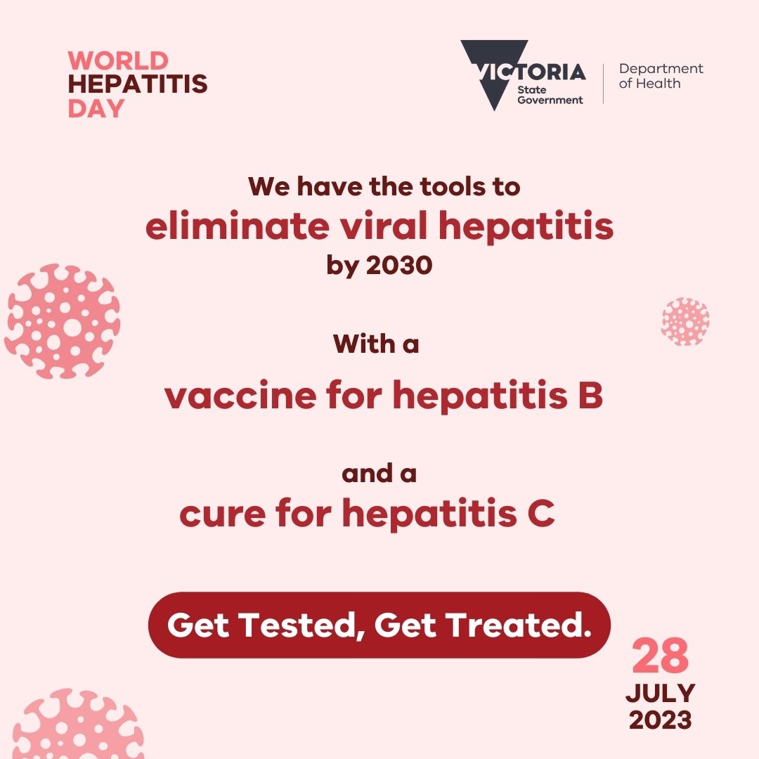 VicGovDH's tweet photo. Here in Victoria, around 40,000 people are living with hepatitis C &amp; 63,000 people with hepatitis B – many of whom are undiagnosed. #HepCantWait 

The only way to know if you have hepatitis is by talking to your doctor &amp; getting a blood test. More info: https://t.co/M1yGUsBeGO https://t.co/WjUulL0Lgo