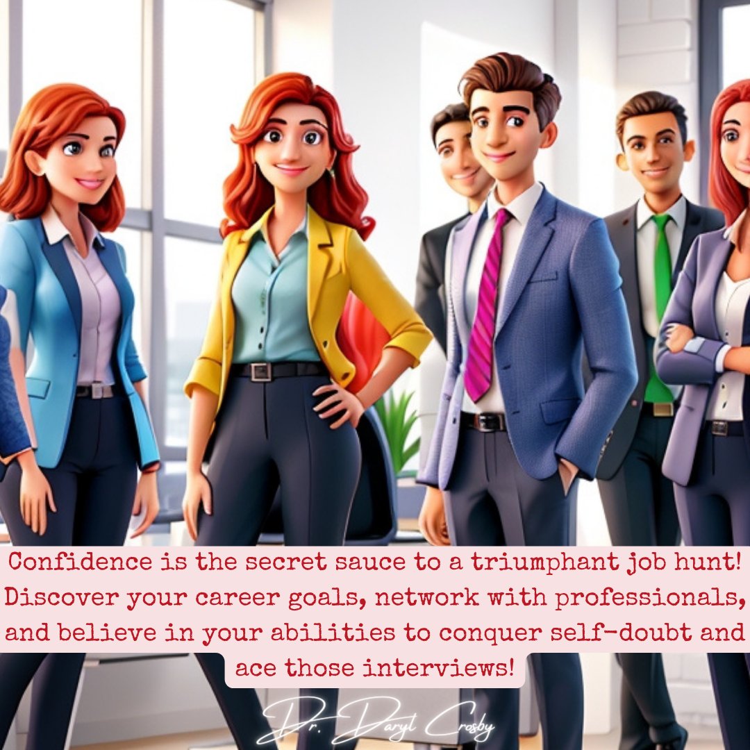 darylcros's tweet photo. Don't mind me, I'm just sharing some strategies on how to increase your confidence while searching for that job. Check out my article. #JobSeekingTips #CareerAdvice #SuccessAhead #TheCrosbyGroup #JobHuntSuccess
https://t.co/tiuNFbnatB https://t.co/oTIcrXii7O