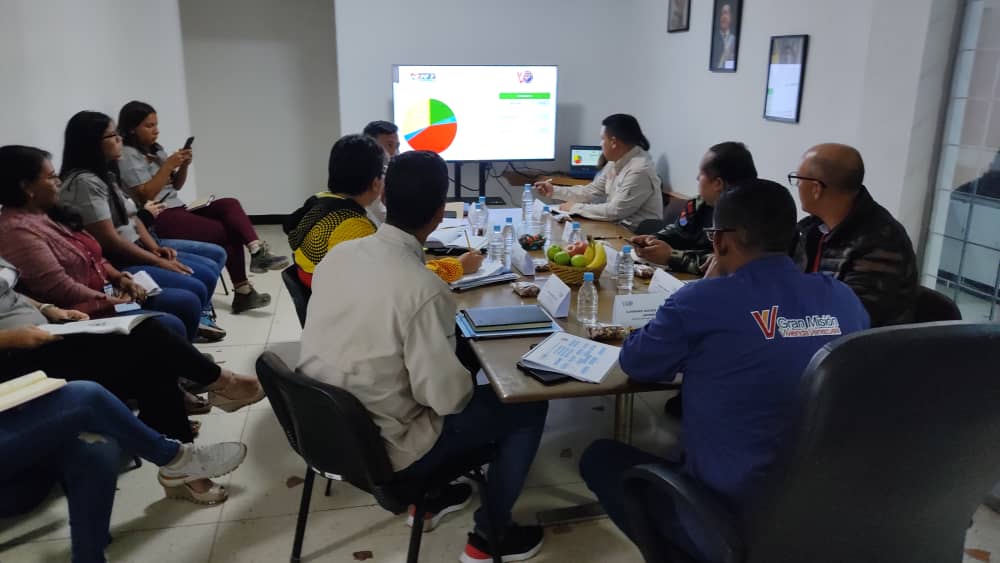 Minhvi_Oficial's tweet photo. #Hoy ||  El Min. @IMVillarroel1 sostuvo una reunión con representantes del #ALBA haciendo una revisión de la misión, los planes anuales de comercialización, la designación de una comisión contable y capacitación del personal #MaduroSíVa https://t.co/8Hg8gAbChv