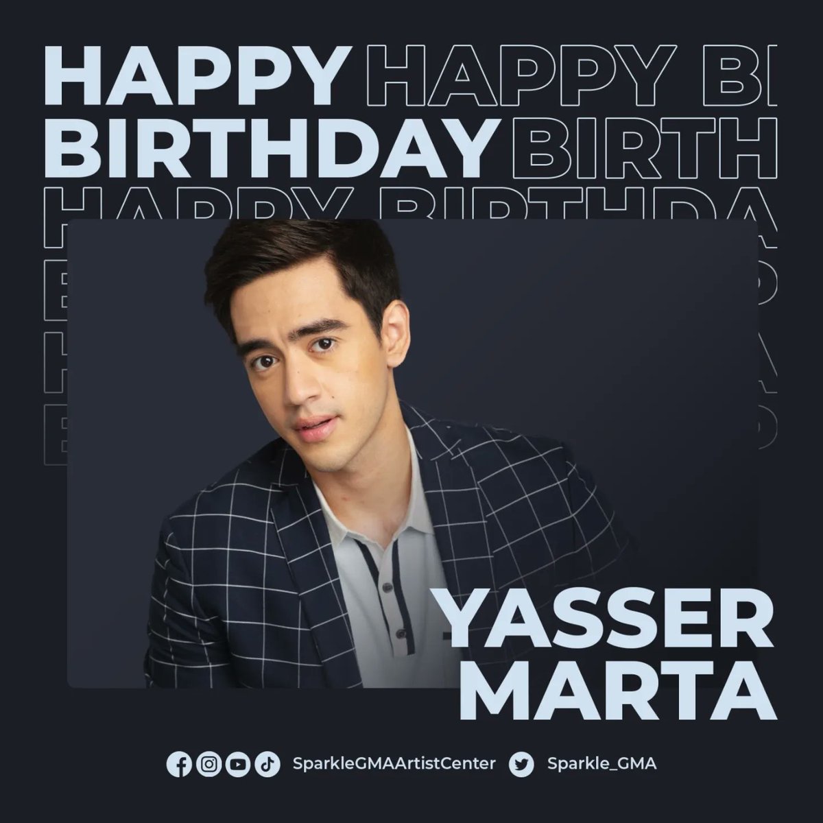 Sparkle_GMA's tweet photo. Happy Birthday, Yasser Marta ✨️ Here's to a year filled with adventure, happiness and good health 🥳🎈🎂🎁

#YasserMarta https://t.co/5O1y6q9jxZ