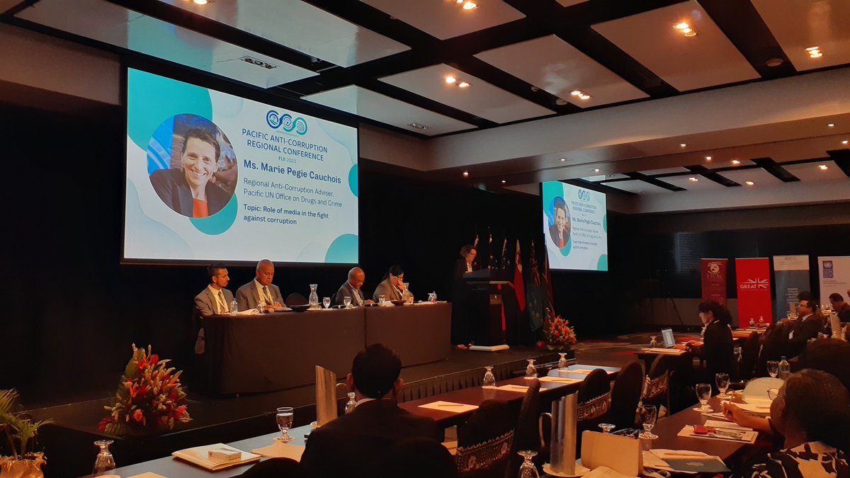 UNDP_Pacific's tweet photo. 🔉🔊Civil society, media, youth, private sectors &amp; individuals are integral part of a whole-of-society approach to fighting corruption. Sharing inspiring experiences in different journeys concluded the a.m. sessions of the #Pacific Conference. 
#SDGs #UNCAC20 #PacificAct https://t.co/6209ZwRIId